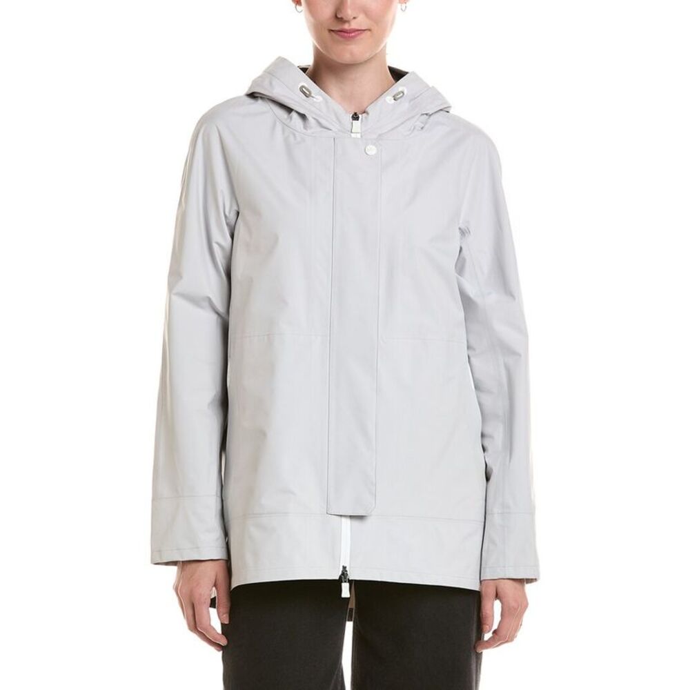 Herno Womens  Adjustable Hood Jacket, Grey